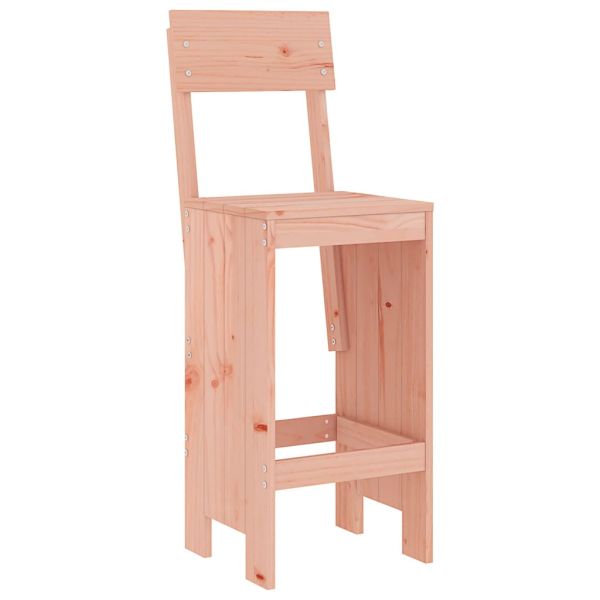 Бар табуретки, 2 бр, 40x48,5x115,5 см, дугласко дърво масив