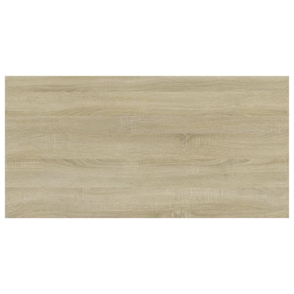 Рафтове за етажерка, 4 бр, дъб сонома, 80x40x1,5 см, ПДЧ