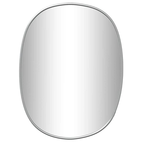Стенно огледало сребро 40x30 см
