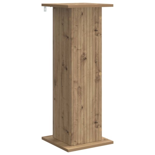 Стойка за растения 2 бр. Дъб артизан 30,5 x 30 x 80,5 см