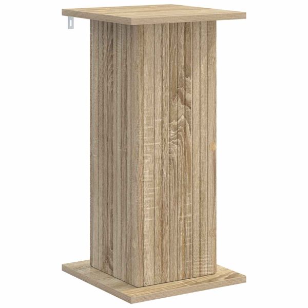 Стойка за растения 2 pcs Дъб сонома 30,5 x 30 x 60,5 см