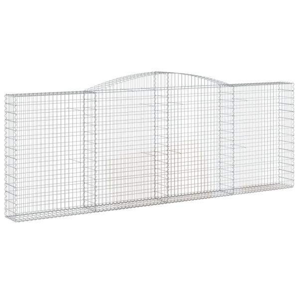 Габионни кошници арка 2 бр 400x30x140/160 см поцинковано желязо