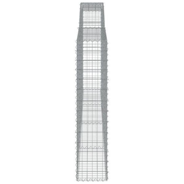Габионни кошници арка 2 бр 400x30x140/160 см поцинковано желязо
