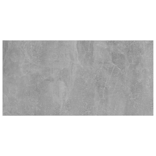 Рафтове, 4 бр, бетонно сиви, 80x40x1,5 см, инженерно дърво