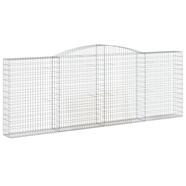 Габионни кошници арка 4 бр 400x30x140/160 см поцинковано желязо