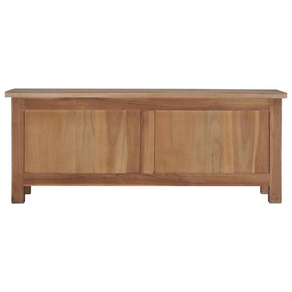 ТВ шкаф, 90x30x35 cм, тиково дърво масив