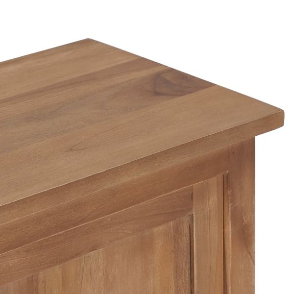 ТВ шкаф, 90x30x35 cм, тиково дърво масив