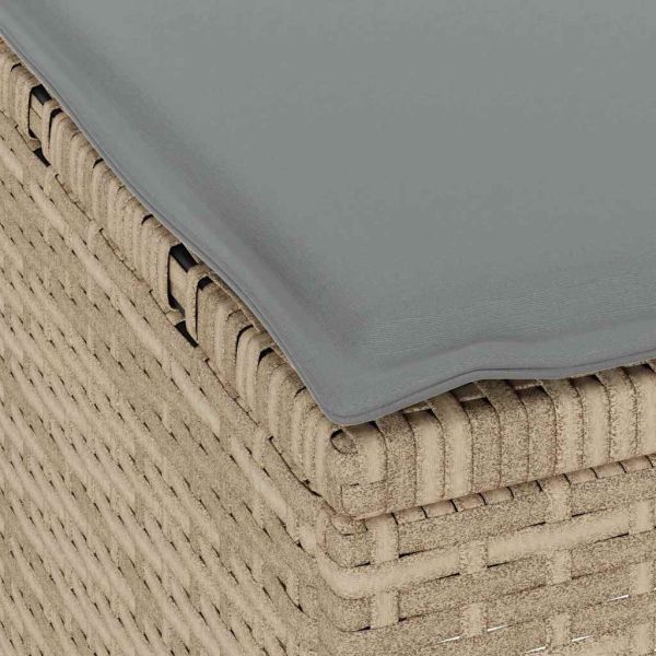 Комплект за хранене в градината Бежово полиратан