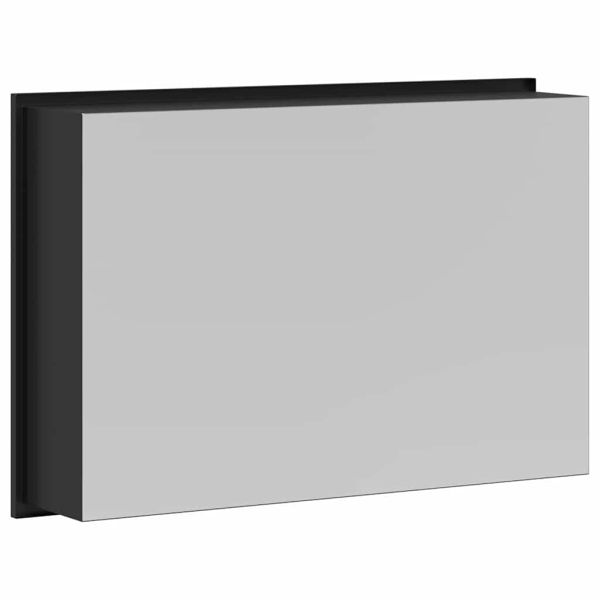 Нишата за душ Черно 45 x 30 x 9,5 см Неръждаема стомана