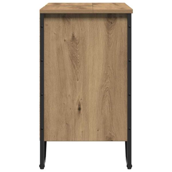 Шкаф за мивка в баня Дъб 60 x 35 x 60 см Инженерно дърво