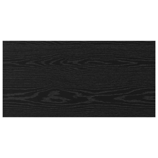 Етажерка Борд 4 pcs Черен 80 x 40 x 1,5 cm Инженерно дърво