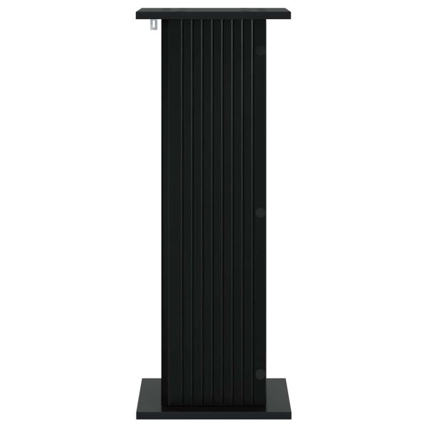 Стойка за растения Черно 30,5 x 30 x 80,5 см