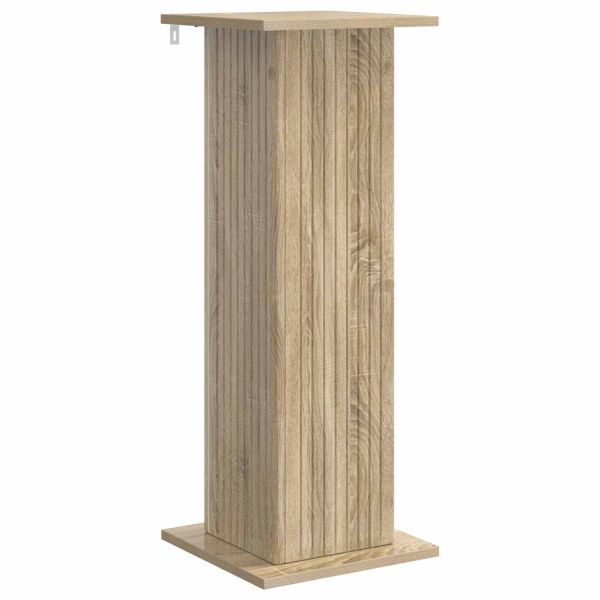 Стойка за растения 2 pcs Дъб сонома 30,5 x 30 x 80,5 см