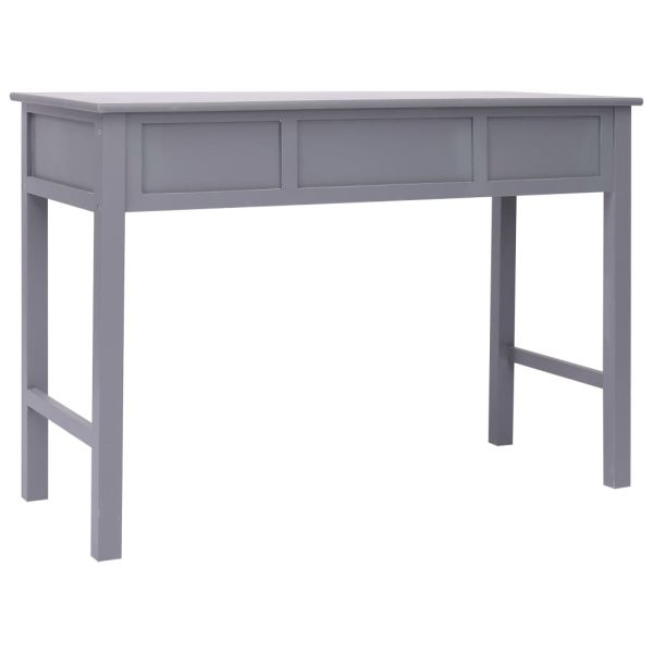 Писалище, сиво, 110x45x76 см, дърво