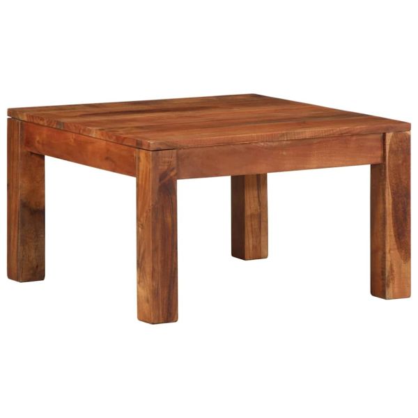 масичка за кафе 60x60x35 cm масивна дървесина акация