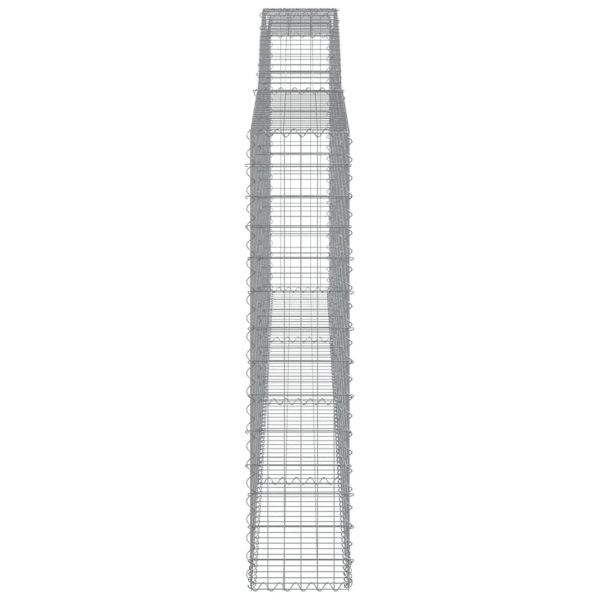 Габионни кошници арка 5 бр 400x30x140/160 см поцинковано желязо