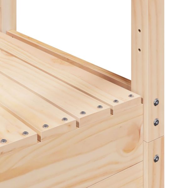 Кула за игра на открито Естествен Масивна боровина