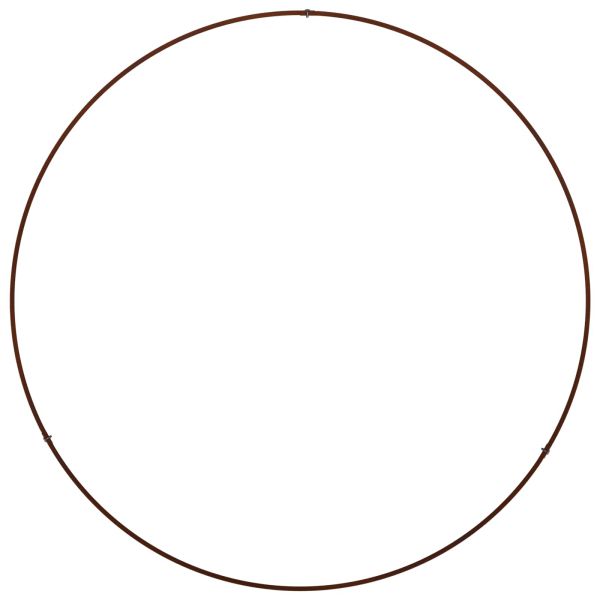Пръстен за саксия 5 pcs Кафяво 80 x 80 x 20 cm