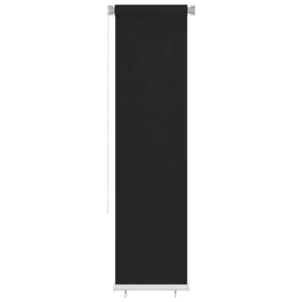 Външна роло щора, 60x230 см, черна, HDPE