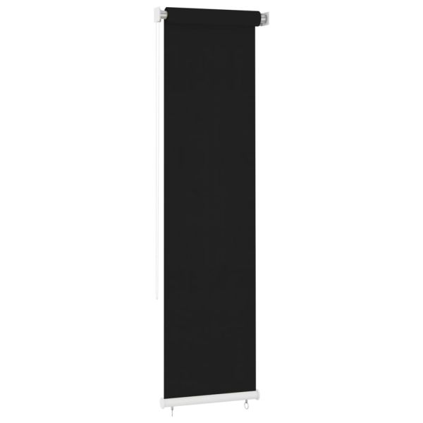 Външна роло щора, 60x230 см, черна, HDPE