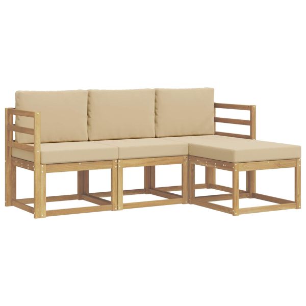 Комплект дивани за открито 4 pcs