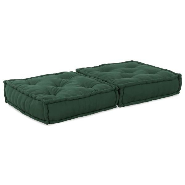 Модулен диван зелен 70x70x36 плат