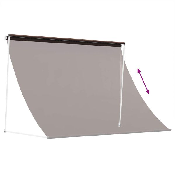 Сенник Кафяво 200 x 150 cm 180 г / м² полиестер с PU покритие