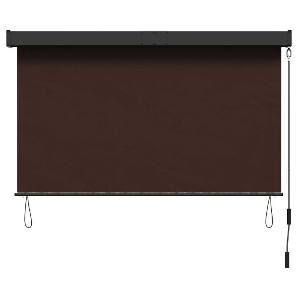 Ролетна щора Кафяво 160 x 250 cm Текстил и Алуминий