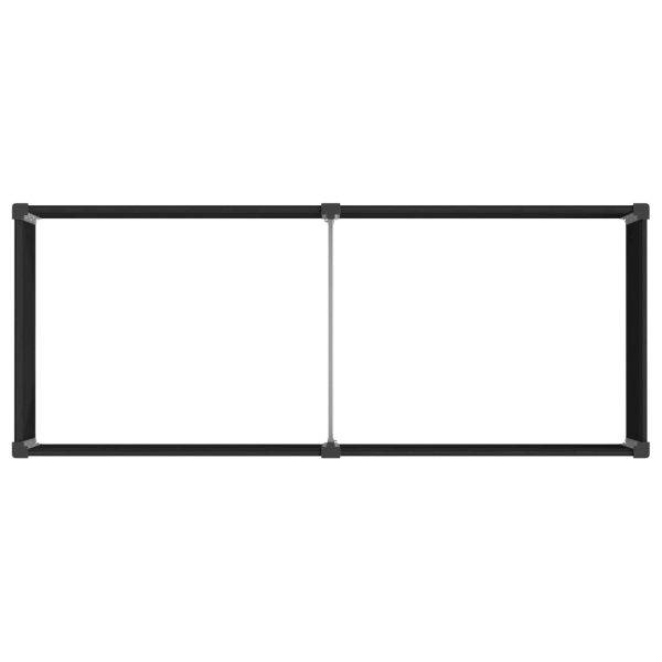 Градинска повдигната леха Черно 250 x 100 x 54 cm