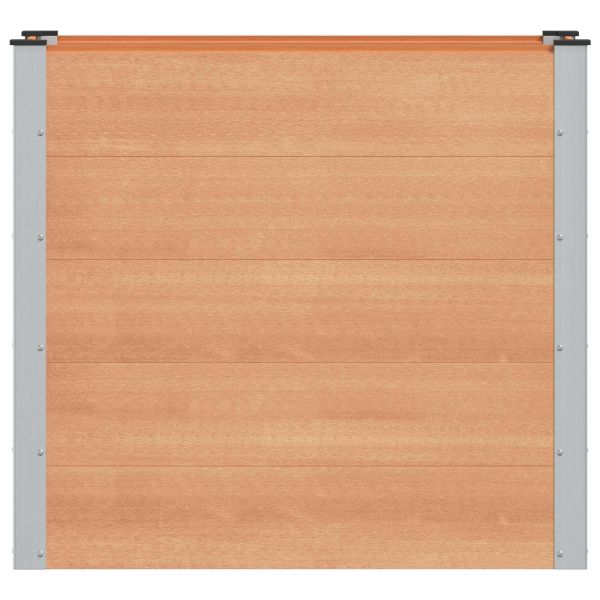 Градинска повдигната леха Кафяво 100 x 50 x 91 cm