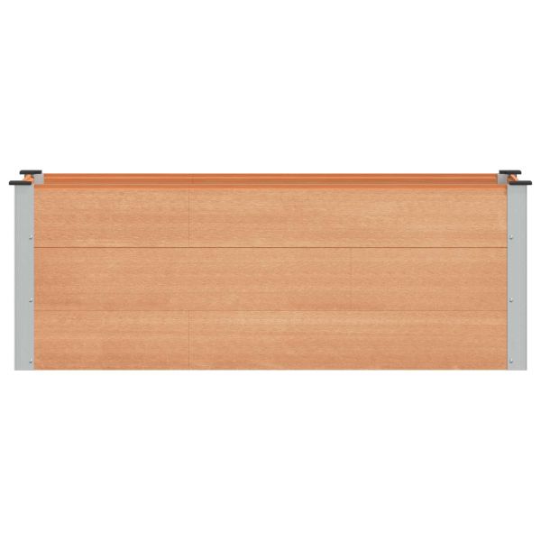 Градинска повдигната леха Кафяво 150 x 50 x 54 cm