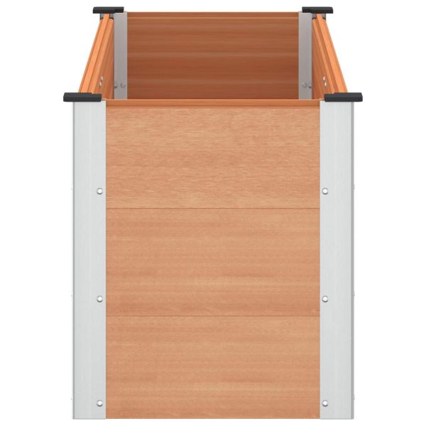Градинска повдигната леха Кафяво 150 x 50 x 54 cm