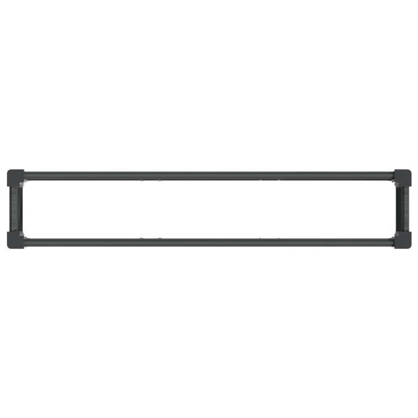 Градинска повдигната леха Сиво 150 x 30 x 36 см