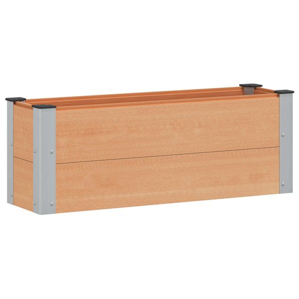 Градинска повдигната леха Кафяво 100 x 30 x 36 cm