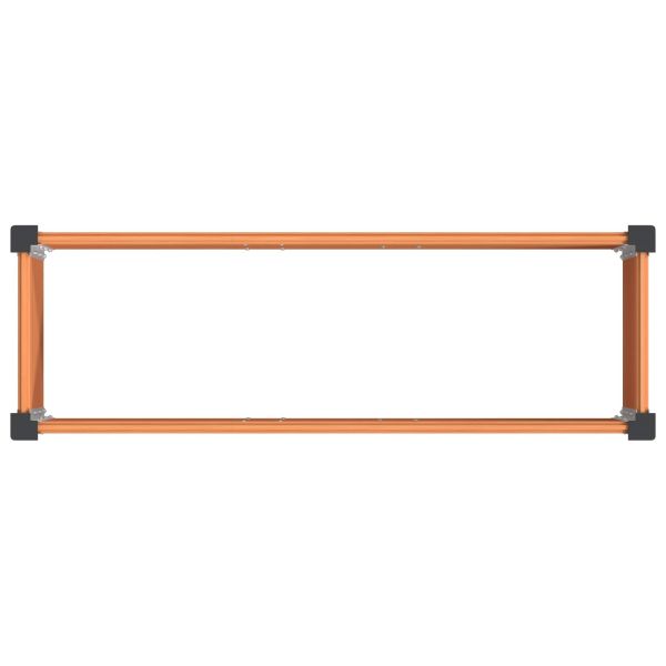 Градинска повдигната леха Кафяво 100 x 30 x 36 cm