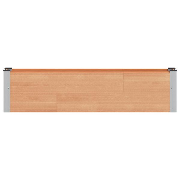 Градинска повдигната леха Кафяво 150 x 30 x 36 см
