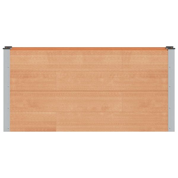 Градинска повдигната леха Кафяво 150 x 30 x 72 см