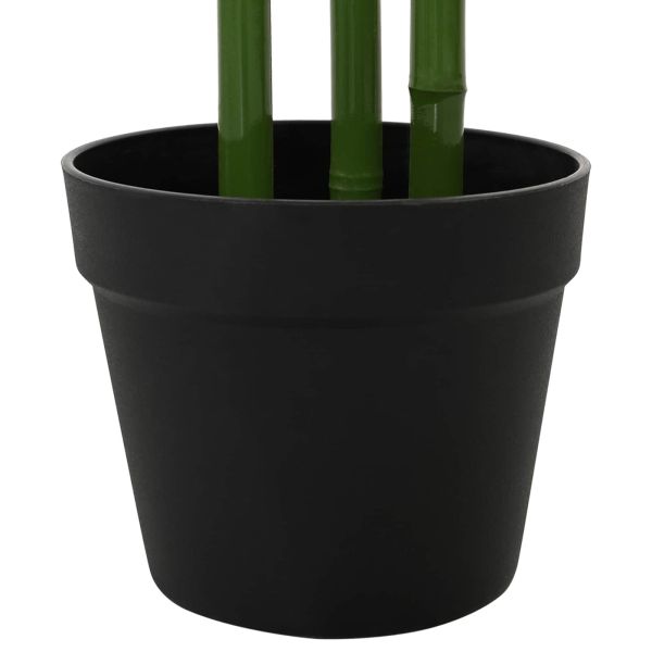 Изкуствено бамбуково дърво 2 pcs Зелено 45 x 18 x 175 см