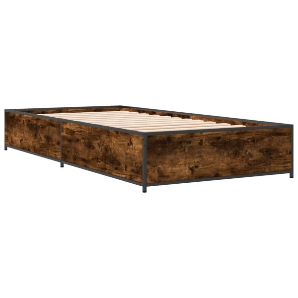 Рамка за легло Опушен дъб 80 x 200 cm Инженерна дървесина