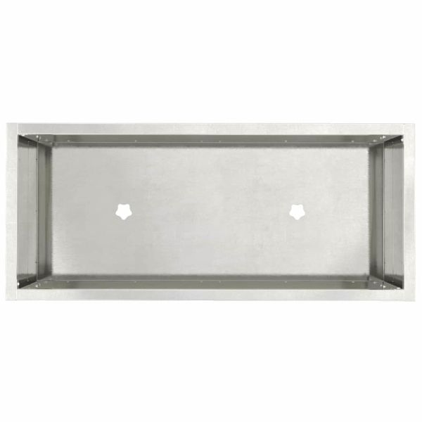 Повдигната градинска саксия Сребрист 60 x 26 x 45 см