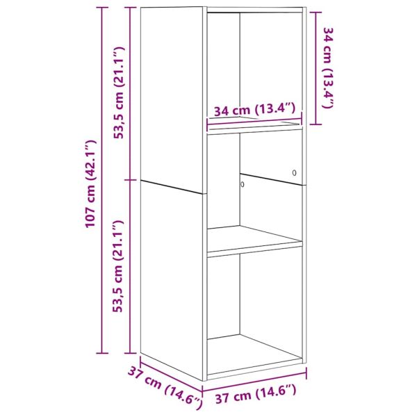 Комплект ТВ шкаф 4 pcs Старо дърво Инженерно дърво