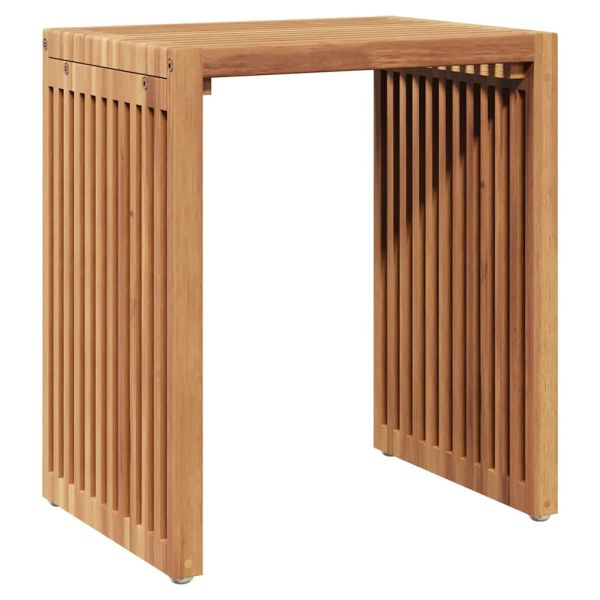 Странична масичка за градина 3 pcs Кафяво 33 x 44,5 x 51 см