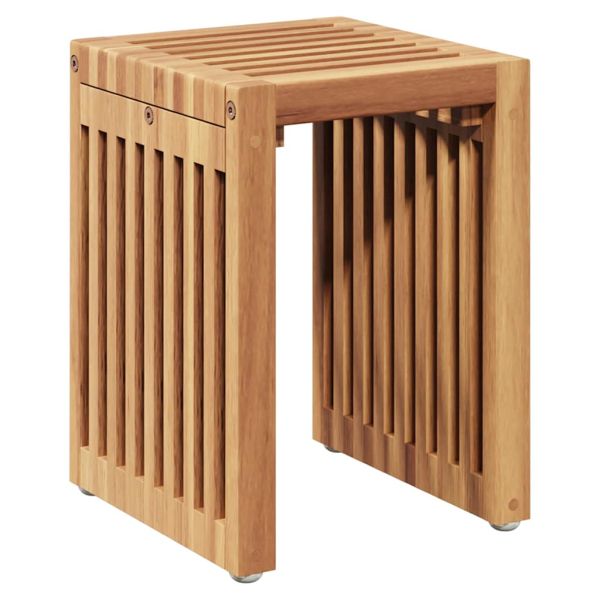 Странична масичка за градина 3 pcs Кафяво 33 x 44,5 x 51 см
