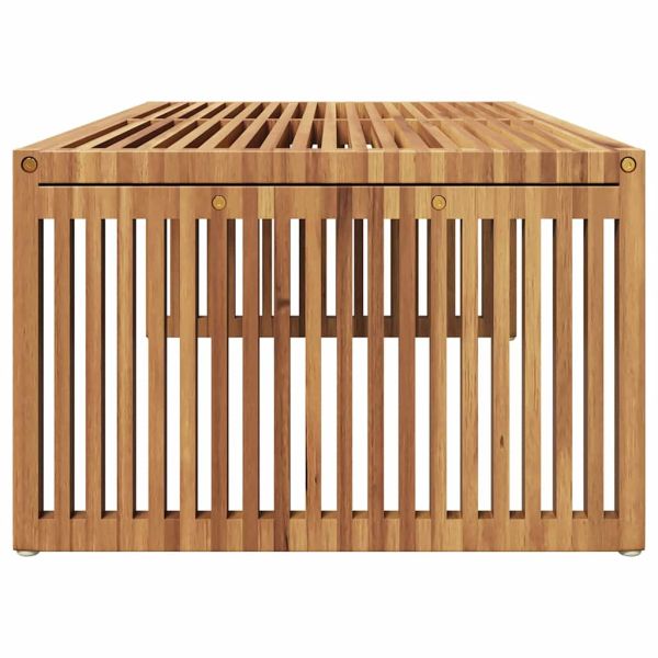Странична масичка за градина Кафяво 110 x 55 x 35,5 см