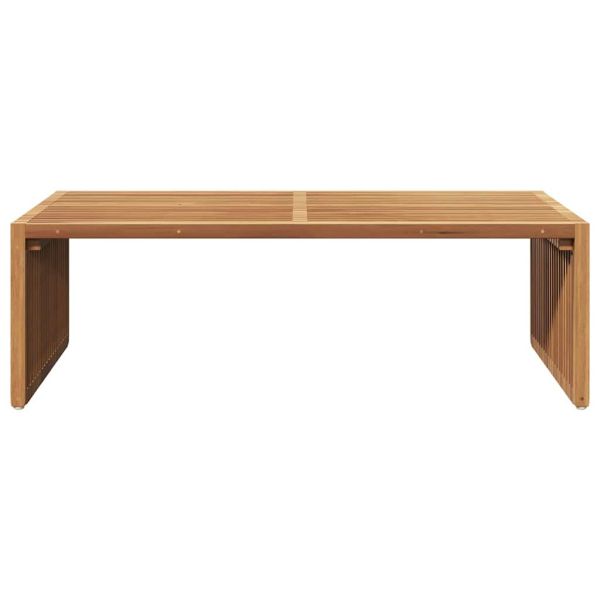 Странична масичка за градина Кафяво 110 x 55 x 35,5 см