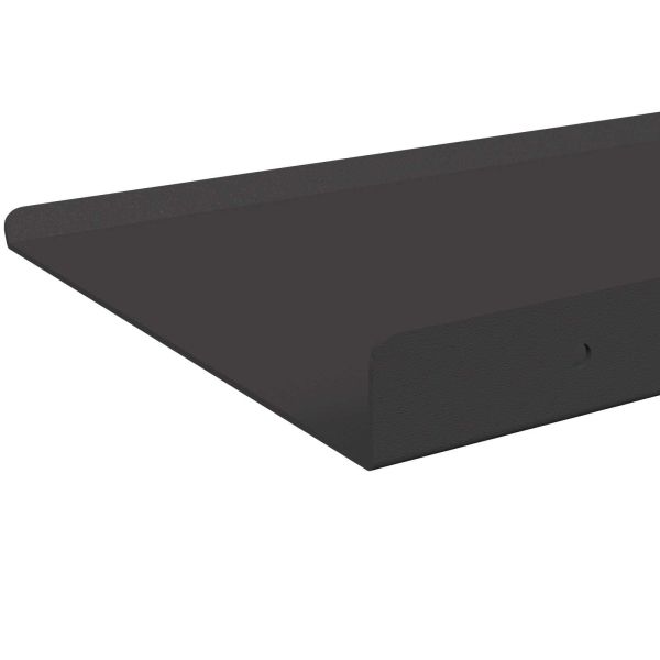 Плаващ рафт 4 pcs Черен 80 x 18 x 2,5 см Стомана