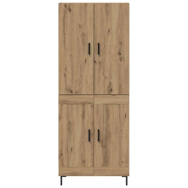 Висок шкаф Дъб 69,5 x 34 x 180 см Инженерно дърво