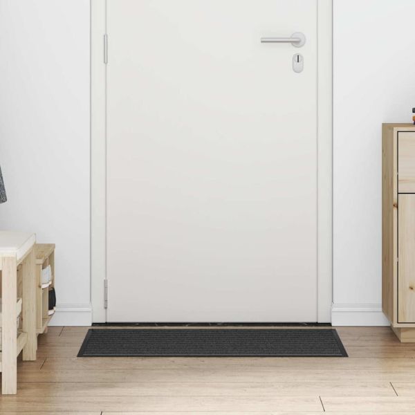 Мат за врата Черно 60 x 90 cm Полипропилен