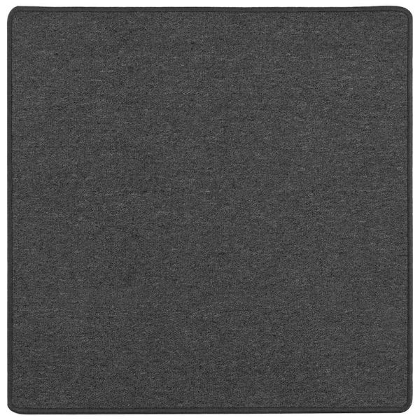 Килим пътека Тъмен сив 100 x 100 cm 100% Полипропилен