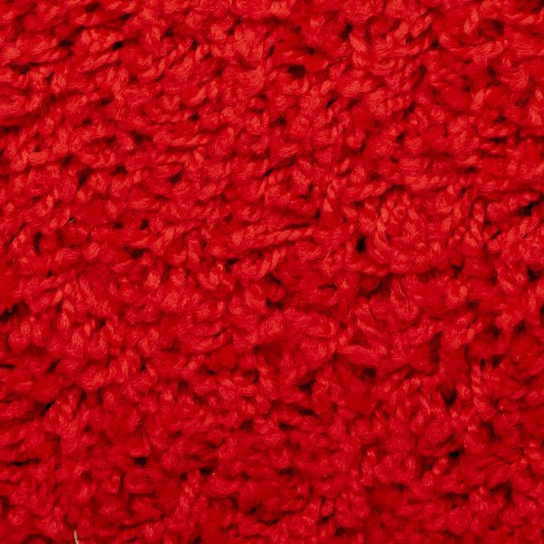 Самозалепващи стъпаловидни постелки Полукръг 15 pcs Червено